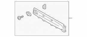 Central boot lid trim plug Volvo XC40 19-25 black