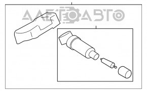 Wheel pressure sensor Mini Cooper F56 3d 14-