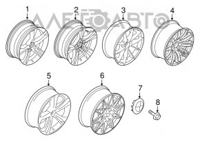 Wheel disk R18 BMW 3 F30 12-18 397 style