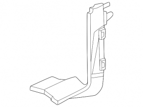 Air duct for the lower grille of the front bumper, outer right BMW X5 G05 24-26