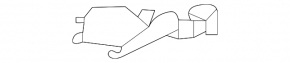 Front bumper upper reinforcement bracket, right, BMW X7 G07 19-22