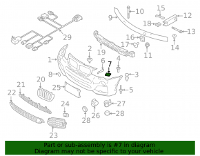 Left headlight washer cap for BMW X3 F25 11-17 2015-17, without washer, with m package, without washer