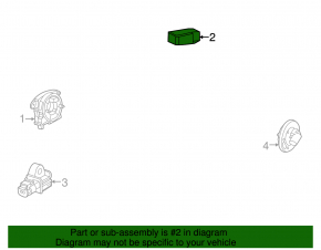 SRS airbag module airbag computer VW Beetle 12-19