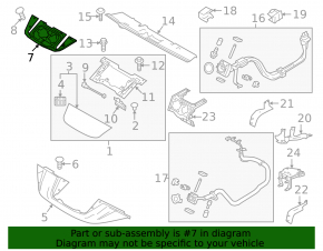 Nissan Leaf 18-21 Non Fast Charging Charging Port Cover