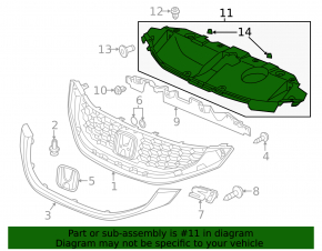 Honda Civic 2013-15 TV Trim
