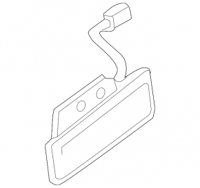 Handle with button of the trunk door Ford Explorer 11-15 prerest