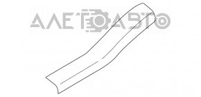 Door sill trim rear right outer Lincoln MKX 16-18 black, broken fastener