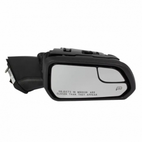 Right side mirror assembly for Ford Mustang mk6 15-23, 7 pins, folding, turn signal, heated, red