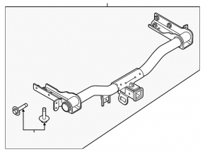 Ford Edge 15-18 towbar without tip