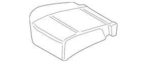 Rear seats, 2nd row, lower right side, Ford Ecosport 18-22, black combination leather, ready to clean