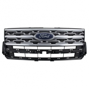 Radiator grill grill Ford Explorer 18-19 rest silver chrome
