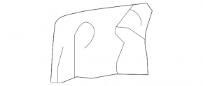 Rear bumper bracket left Mazda CX-5 17-24
