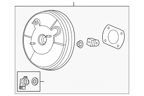 Honda Civic XI FE/FL 22-24 2.0 Vacuum Booster