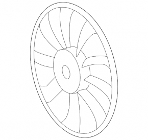 Cooling Fan Impeller Right Toyota Prius 50 Prime 17-22