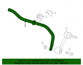 Rear stabilizer bar VW Beetle 12-19 18mm