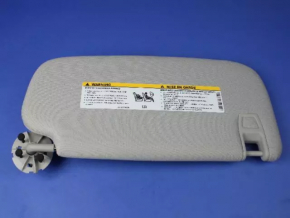 Left visor Dodge Durango 11-22 gray, without hook