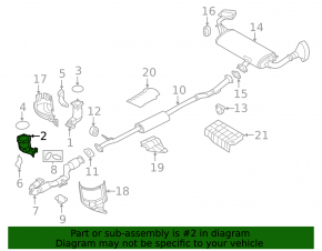 Front catalytic converter Nissan Murano z52 15-