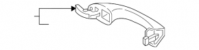 Outer rear left door handle VW Taos 22-25