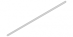 Door seal on the threshold left Volvo XC90 16-23