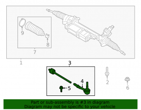Steering rod left BMW X5 G05 19-23 CTR