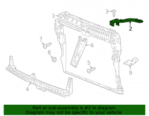 Left eyelash TV bracket for VW Atlas 18-20