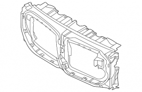 Upper radiator duct BMW X6 G06 20-25 M