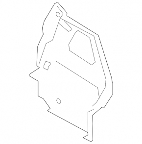 Arch trim left Mini Cooper F56 3d 14-24