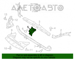 Nissan Rogue 14-20 Hood Lock Plate