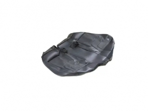 Jeep Cherokee KL 19 rear seat cushion - black leather, perforated, dented