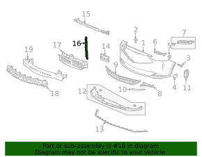 Acura MDX 22-26 Hood Lock Plate