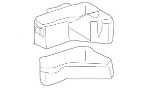 Lexus RX400h 06-08 small underhood fuse box