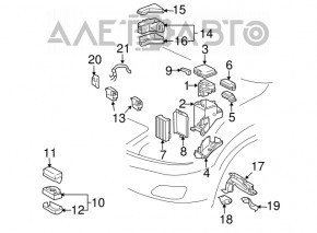 Fuse box underhood Lexus RX400h 06-08
