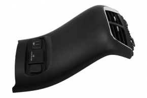 Chevrolet Malibu 16-25 rear center console trim, black, scratches