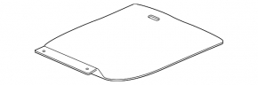 Black trunk floor for Honda Accord 18-22