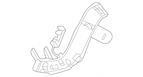 ABS sensor bracket rear left Mercedes GLA 14-20 upper