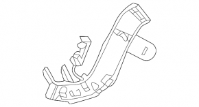 ABS sensor bracket rear left Mercedes GLA 14-20 upper