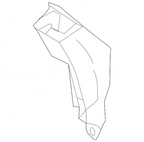 Right radiator bracket Mercedes W246 B250e 16-17