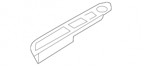 Front left window lift control trim Ford C-max MK2 13-18 beige