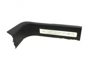 Door sill trim front left Ford Explorer 16-19 black, worn