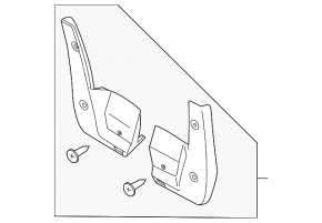 Front left mudguard for Honda Accord 18-22