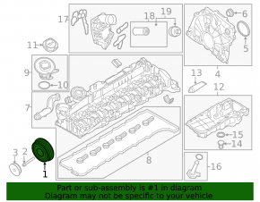 BMW X5 F15 14-18 535d, 535dxi, 3.0L with turbo diesel, X5, 740ldxi Crankshaft Pulley