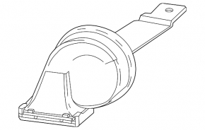 Left signal Cadillac CTS 14- high, pressed
