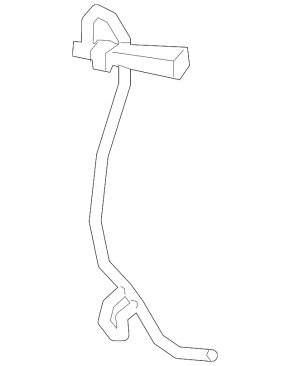 Right headlight washer nozzle for Volvo S60 19-23
