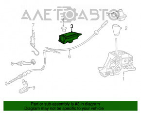 Shifter pad Lexus RX350 RX450h 16-22