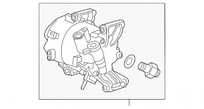 Air Conditioning Compressor Honda Civic X FC 16-21 1.5T