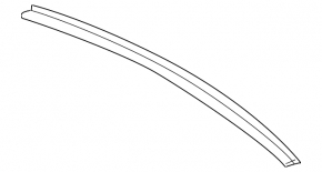 VW CC 08-17 rear window molding on the lid