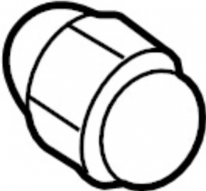 Wheel nut d21 M12x1.25 Nissan Leaf 18-