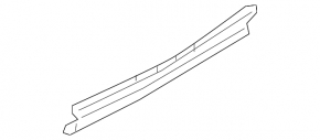 Rear bumper bracket lower central BMW X5 G05 19-23 without towbar