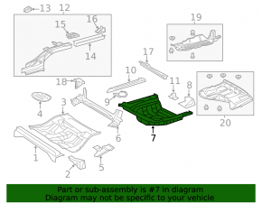 Trunk trough Toyota Camry v55 15-17 usa