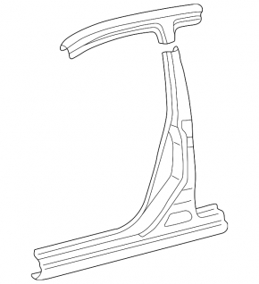 Left center pillar for Lexus RX300 98-03
